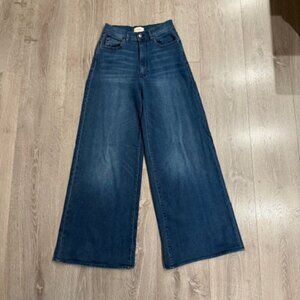 DL1961 Wide Leg High Waisted Jeans Size 26 New Without Tags